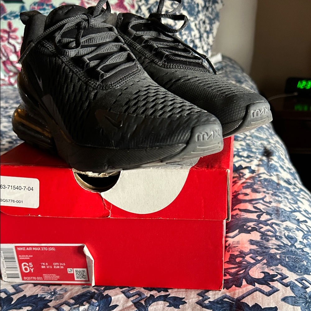 Nike Air Max 270 Black Kids Sneakers